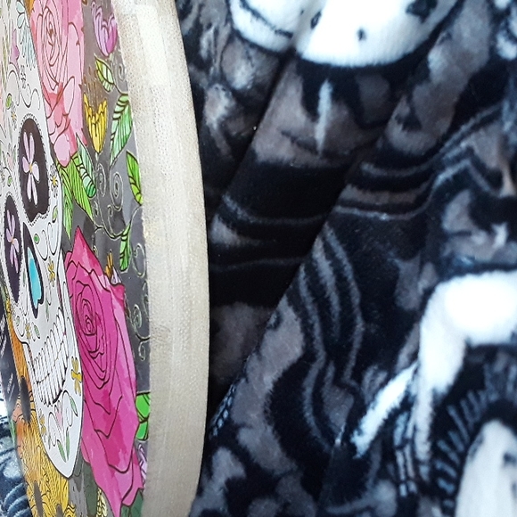 COPY - Full Moon Furnishings Sugar Skull Lazy Susan - Picture 6 of 7